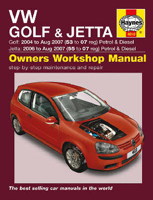 Haynes - VW Golf & Jetta Petrol &
 Diesel (04 - 07) 53 to 07