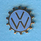 Pin Badge - VW Roundel 12mm
 diameter
