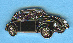 Pin Badge - Beetle 3/4 front
 view