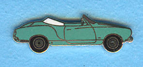 Pin Badge - Karmann Ghia Cabrio
 (Type 1)