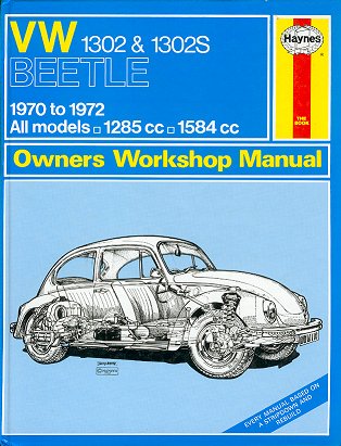 Haynes - VW Beetle 1302 1302S 1970
 -1972