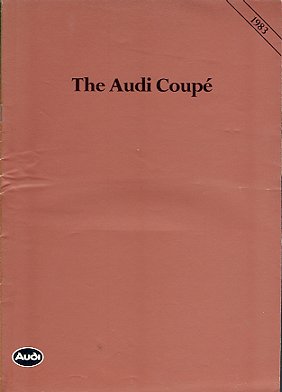 The Audi Coupe - 1983