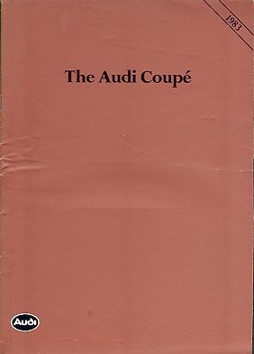 The Audi Coupe - 1983