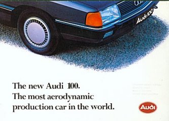 The Audi 100 fold out - 1983