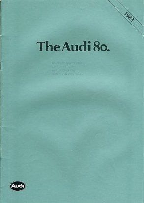 The Audi 80 - 1983